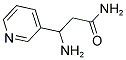 3-AMINO-3-PYRIDIN-3-YL-PROPIONIC ACID AMIDE 结构式