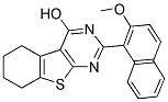 2-(2-METHOXY-1-NAPHTHYL)-5,6,7,8-TETRAHYDRO[1]BENZOTHIENO[2,3-D]PYRIMIDIN-4-OL 结构式