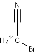 2-Bromoacetonitrile [2-14C] 结构式