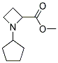 METHYL 1-CYCLOPENTYL-2-AZETIDINECARBOXYLATE 结构式