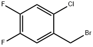 2-氯-4,5-二氟溴化苄 结构式