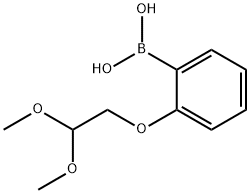 2-(2,2-DIMETHOXYETHOXY)PHENYLBORONIC ACID 结构式