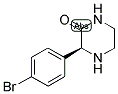 (S)-3-(4-BROMO-PHENYL)-PIPERAZIN-2-ONE 结构式