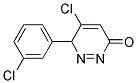 5-CHLORO-6-(3-CHLOROPHENYL)PYRIDAZIN-3(2H)-ONE 结构式