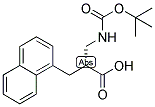 (R)-2-(TERT-BUTOXYCARBONYLAMINO-METHYL)-3-NAPHTHALEN-1-YL-PROPIONIC ACID 结构式
