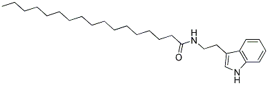 HEPTADECANOIC ACID TRYPTAMIDE 结构式