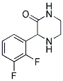3-(2,3-DIFLUORO-PHENYL)-PIPERAZIN-2-ONE 结构式
