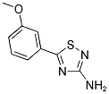 5-(3-METHOXYPHENYL)-1,2,4-THIADIAZOL-3-AMINE 结构式