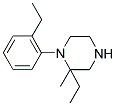 2-Ethyl-1-(2-ethylphenyl)-2-methylpiperazine 结构式