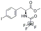 (S)-N-ALPHA-TRIFLUORACETYL-4-IODOPHENYLALANINE METHYL ESTER 结构式