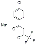 SODIUM (2Z)-4-(4-CHLOROPHENYL)-1,1,1-TRIFLUORO-4-OXOBUT-2-EN-2-OLATE 结构式