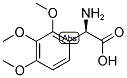 (R)-AMINO-(2,3,4-TRIMETHOXY-PHENYL)-ACETIC ACID 结构式