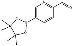 2-甲酰基吡啶-5-硼酸频那醇酯 结构式