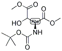 DIMETHYL N-TERT-BUTOXYCARONYL-3-HYDROXYASPARTATE 结构式
