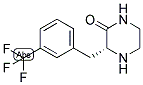 (R)-3-(3-TRIFLUOROMETHYL-BENZYL)-PIPERAZIN-2-ONE 结构式