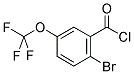 6-Bromo-3-trifluoromethoxybenzoyl chloride 结构式