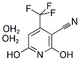 3-CYANO-2,6-DIHYDROXY-4-(TRIFLUOROMETHYL)PYRIDINE DIHYDRATE 结构式