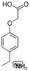 (R)-2-(4-(1-AMINOETHYL)PHENOXY)ACETIC ACID 结构式