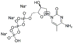 2'-DEOXY-5-METHYLCYTIDINE 5'-TRIPHOSPHATE, SODIUM SALT 结构式