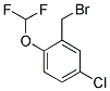 2-BROMOMETHYL-4-CHLORO-1-DIFLUOROMETHOXY-BENZENE 结构式