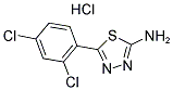 5-(2,4-DICHLOROPHENYL)-1,3,4-THIADIAZOL-2-YLAMINE HYDROCHLORIDE 结构式