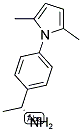 (R)-1-(4-(2,5-DIMETHYL-1H-PYRROL-1-YL)PHENYL)ETHANAMINE 结构式