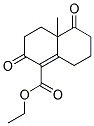 4A-METHYL-2,5-DIOXO-2,3,4,4A,5,6,7,8-OCTAHYDRO-NAPHTHALENE-1-CARBOXYLIC ACID ETHYL ESTER 结构式