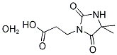 3-(4,4-DIMETHYL-2,5-DIOXOIMIDAZOLIDIN-1-YL)PROPANOIC ACID HYDRATE 结构式