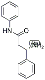 (S)-3-AMINO-N,3-DIPHENYLPROPANAMIDE 结构式