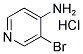 3-BROMO-PYRIDIN-4-YLAMINE HCL 结构式