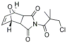 3,5-DIOXO-10-OXA-4-AZATRICYCLO[5.2.1.0(2,6)]DEC-8-EN-4-YL 3-CHLORO-2,2-DIMETHYLPROPANOATE 结构式