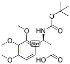 (S)-3-TERT-BUTOXYCARBONYLAMINO-3-(2,3,4-TRIMETHOXY-PHENYL)-PROPIONIC ACID 结构式