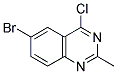 6-溴-4-氯-2-甲基喹唑啉 结构式
