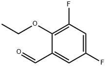2-乙氧基-3,5-二氟苯甲醛 结构式