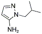 1-ISOBUTYL-1H-PYRAZOL-5-AMINE 结构式