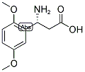 (R)-3-AMINO-3-(2,5-DIMETHOXY-PHENYL)-PROPIONIC ACID 结构式
