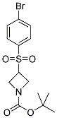 3-(4-BROMO-BENZENESULFONYL)-AZETIDINE-1-CARBOXYLIC ACID TERT-BUTYL ESTER 结构式