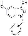 1-BENZYL-5-METHOXY-1H-INDAZOL-3-OL 结构式