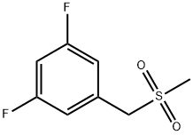 1,3-二氟-5-((甲基磺酰基)甲基)苯 结构式