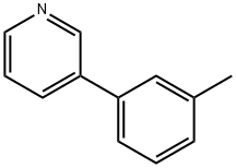 3-(3-甲基苯基)吡啶 结构式