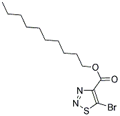 DECYL 5-BROMO-1,2,3-THIADIAZOLE-4-CARBOXYLATE 结构式