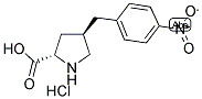 (R)-gamma-(4-Nitro-benzyl)-L-proline-HCl 结构式
