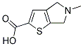 5-METHYL-5,6-DIHYDRO-4H-THIENO[2,3-C]PYRROLE-2-CARBOXYLIC ACID 结构式