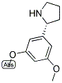 (R)-2-(3,5-DIMETHOXYPHENYL)PYRROLIDINE 结构式