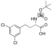 (S)-2-TERT-BUTOXYCARBONYLAMINO-4-(3,5-DICHLORO-PHENYL)-BUTYRIC ACID 结构式