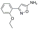 3-(2-ETHOXY-PHENYL)-ISOXAZOL-5-YLAMINE 结构式