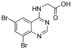 (6,8-DIBROMO-QUINAZOLIN-4-YLAMINO)-ACETIC ACID 结构式