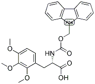 (S)-2-(9H-FLUOREN-9-YLMETHOXYCARBONYLAMINO)-3-(2,3,4-TRIMETHOXY-PHENYL)-PROPIONIC ACID 结构式
