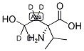 2-HYDROXYETHYL-1,1,2,2-D4 VALINE 结构式