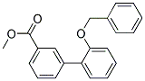 METHYL 2'-(BENZYLOXY)[1,1'-BIPHENYL]-3-CARBOXYLATE 结构式